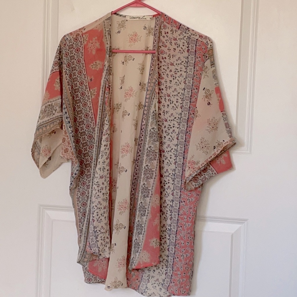 Liberty Love Mixed Print Floral Kimono Large